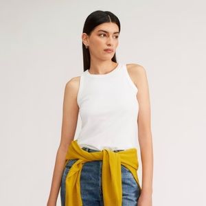 NWT Everlane Cutaway Tank White XL